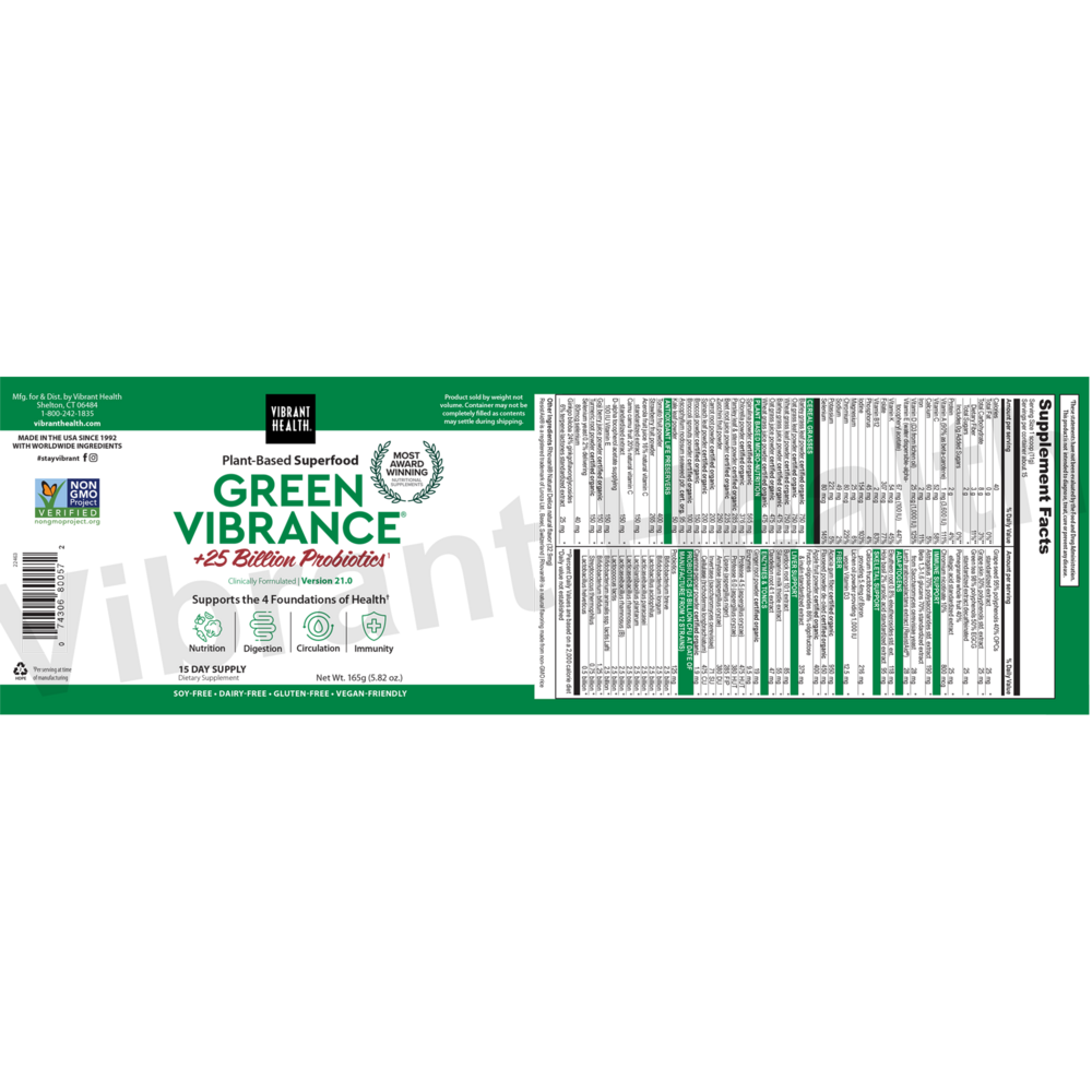Product image for Green Vibrance.