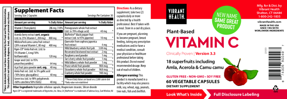 Product image for Vitamin C.