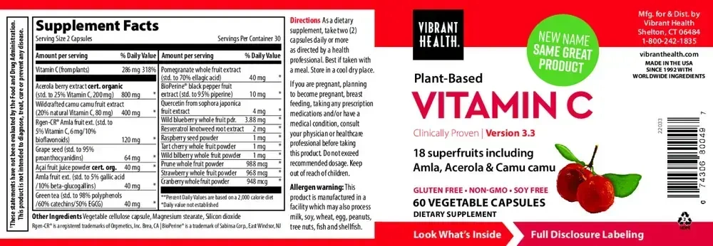 Product image for Vitamin C.