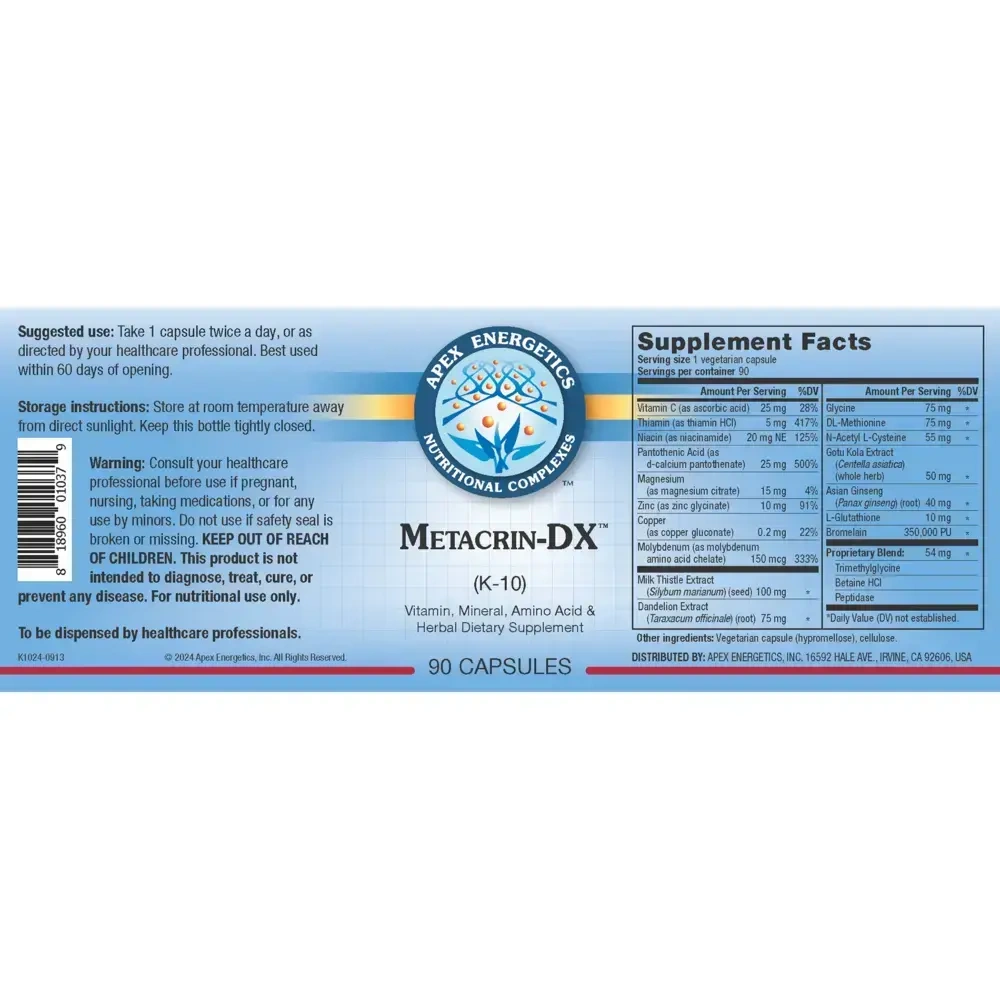 Product image for Metacrin-DX™.