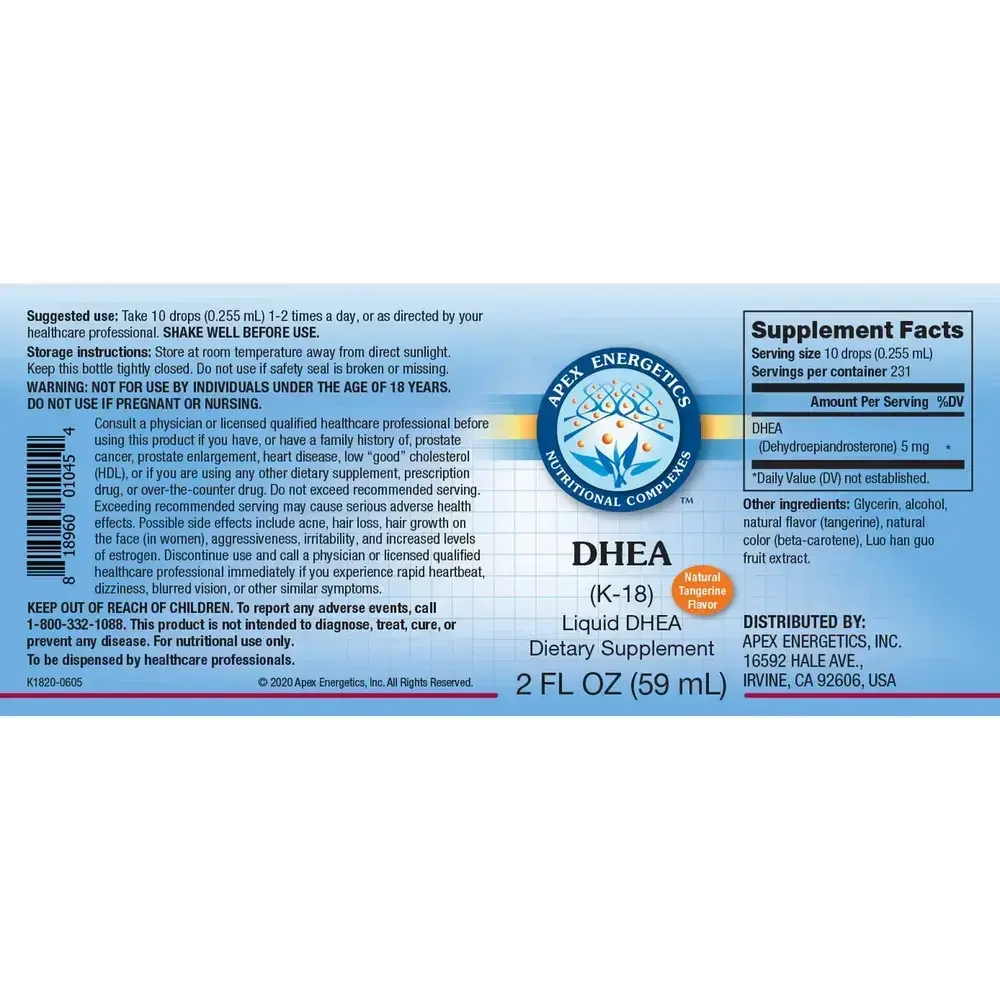 Product image for DHEA.