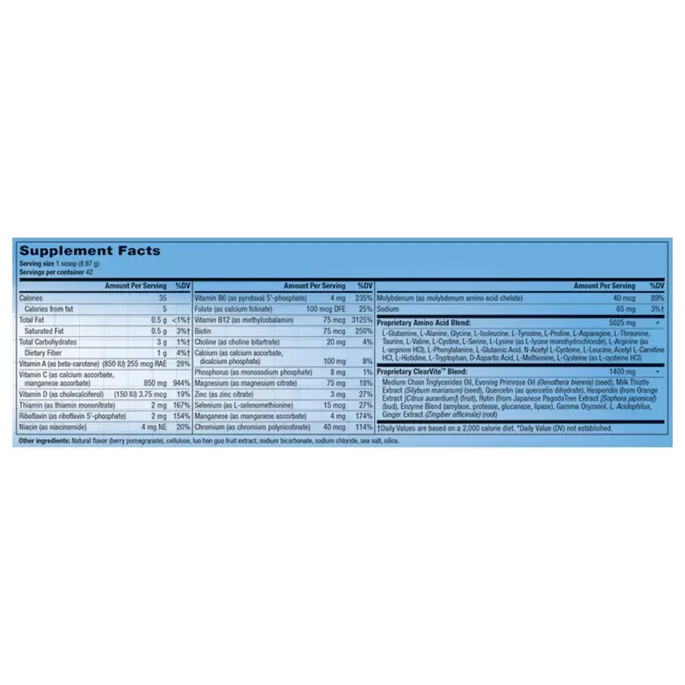 Product image for ClearVite-GL™  Natural Berry Flavor.