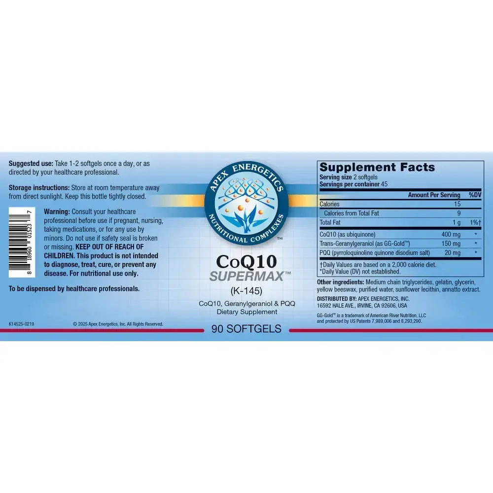 Product image for CoQ10 SuperMax™.