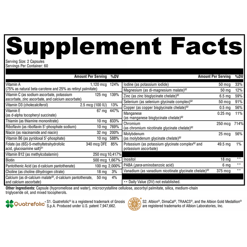 Product image for ActivNutrients Without Iron (Multivitamin).
