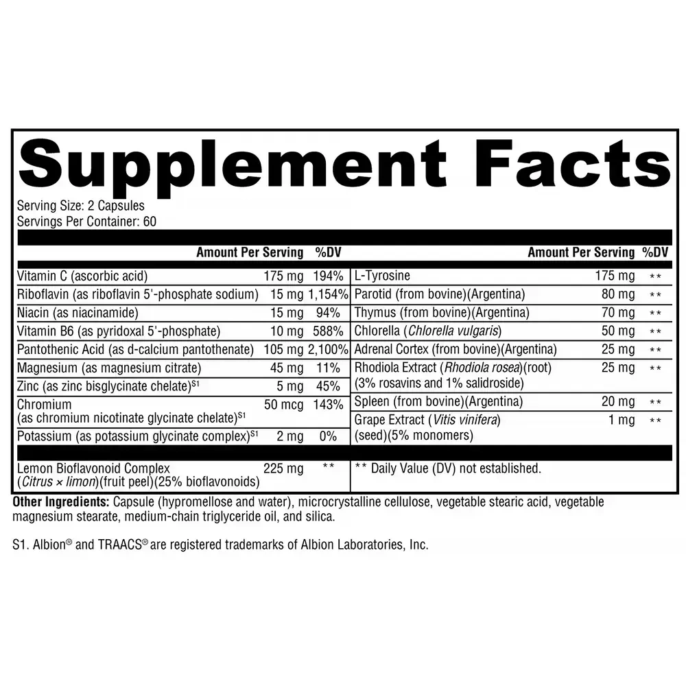 Product image for Adrenal Manager.