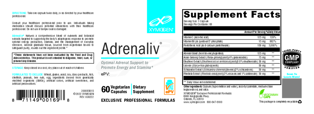 Product image for Adrenaliv Energy Support.