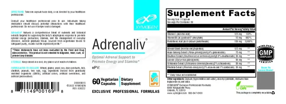 Product image for Adrenaliv (Energy Support).