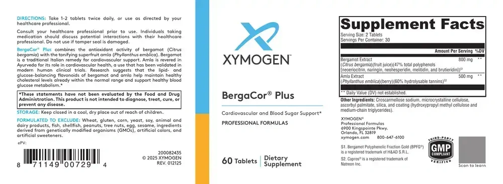Product image for BergaCor Plus (Bergamot Extract).