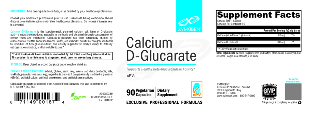Product image for Calcium D-Glucarate.