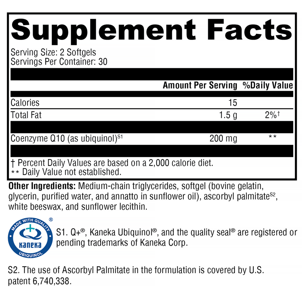 Product image for CoQmax Ubiquinol (Coenzyme Q10).