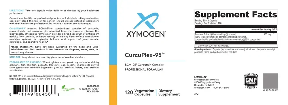Product image for CurcuPlex-95 (Curcumin/Turmeric).