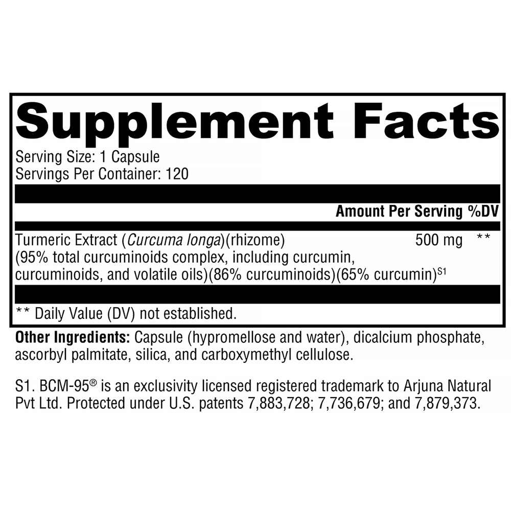 Product image for CurcuPlex-95 (Curcumin/Turmeric).