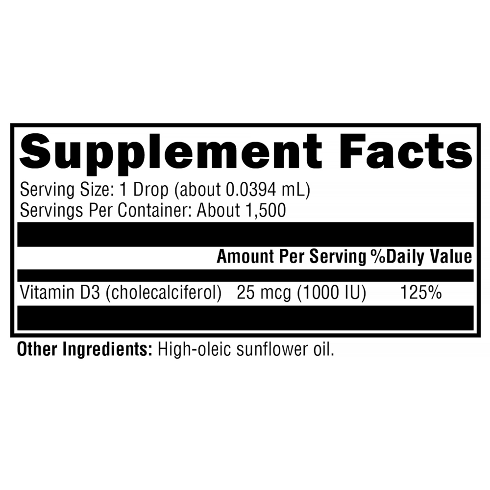 Product image for D3 Liquid.