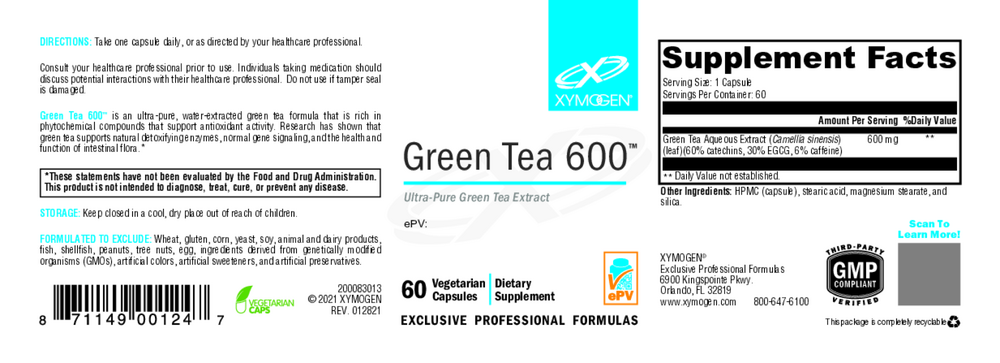 Product image for Green Tea 600.