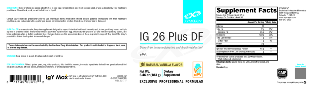 Product image for IG 26 Plus DF.