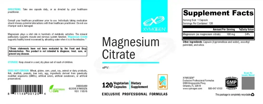 Product image for Magnesium Citrate.