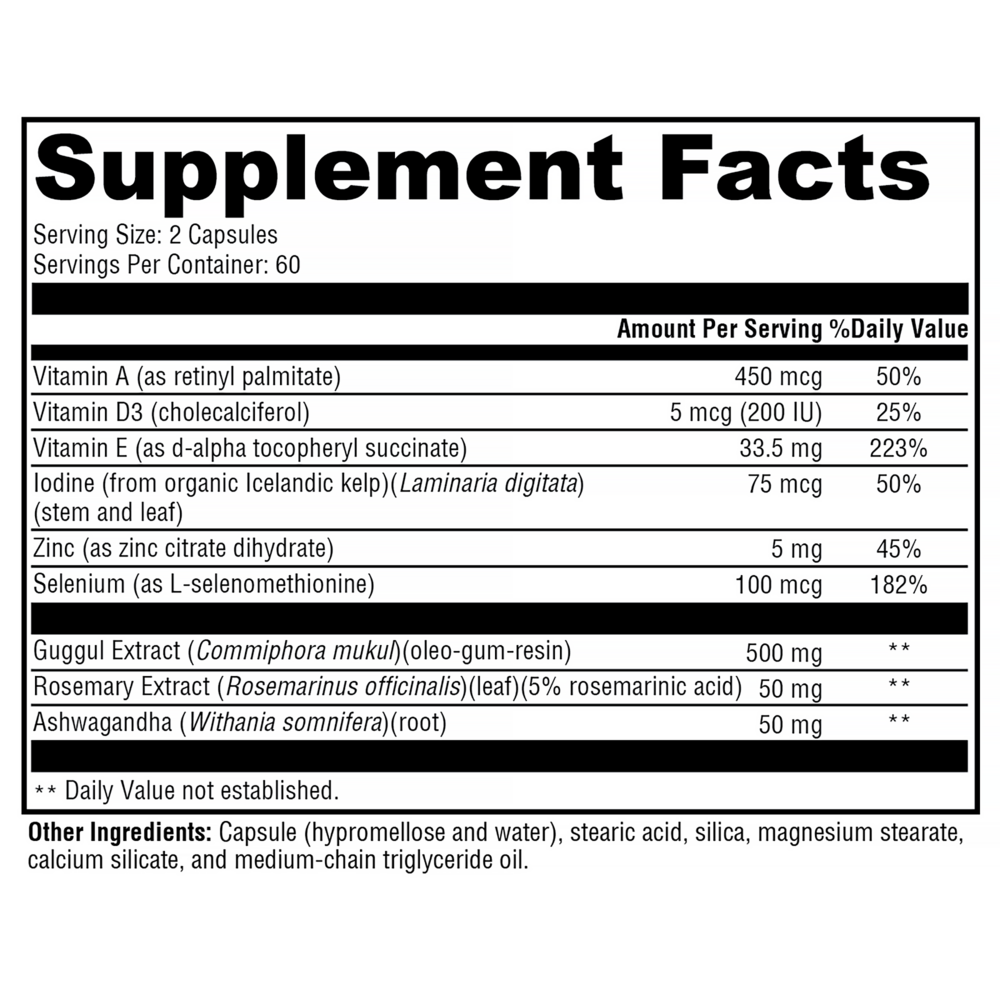 Product image for MedCaps T3 (Guggul Extract).