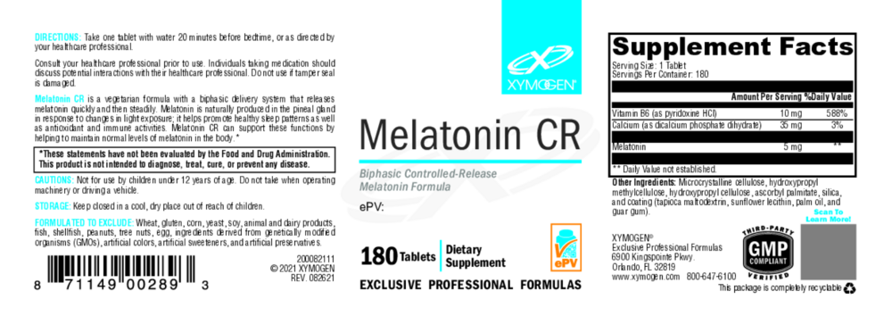 Product image for Melatonin CR.