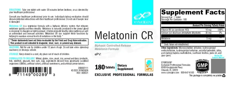 Product image for Melatonin CR.