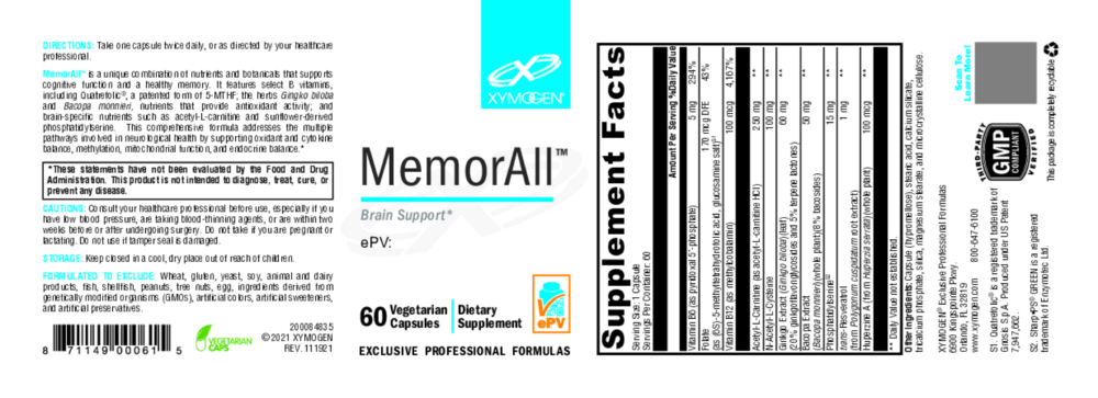 Product image for MemorAll.