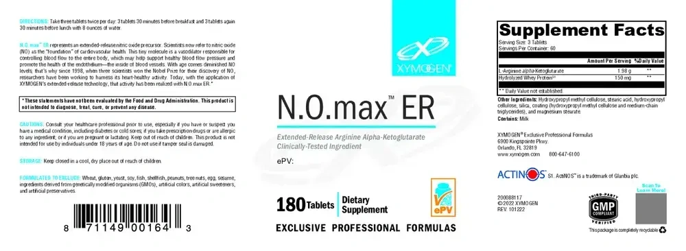 Product image for N.O.max ER.