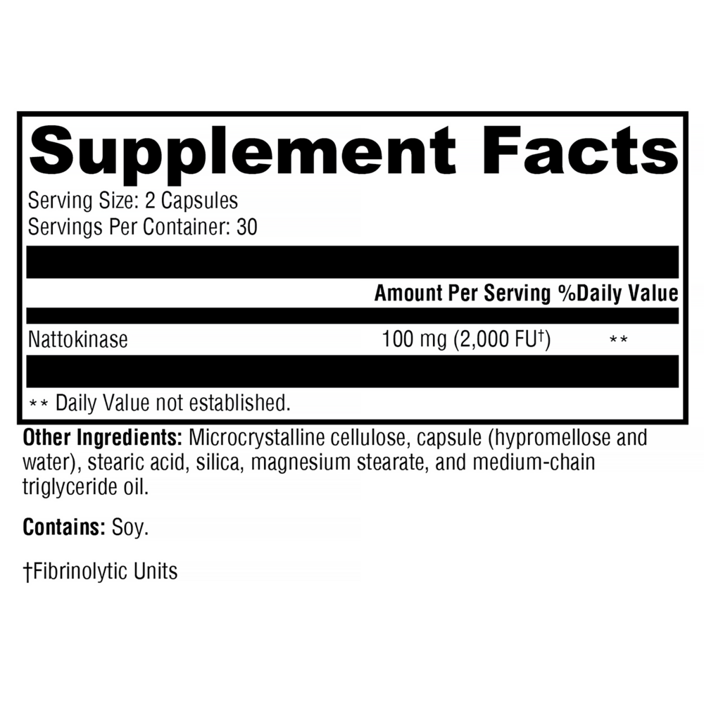 Product image for Nattokinase.