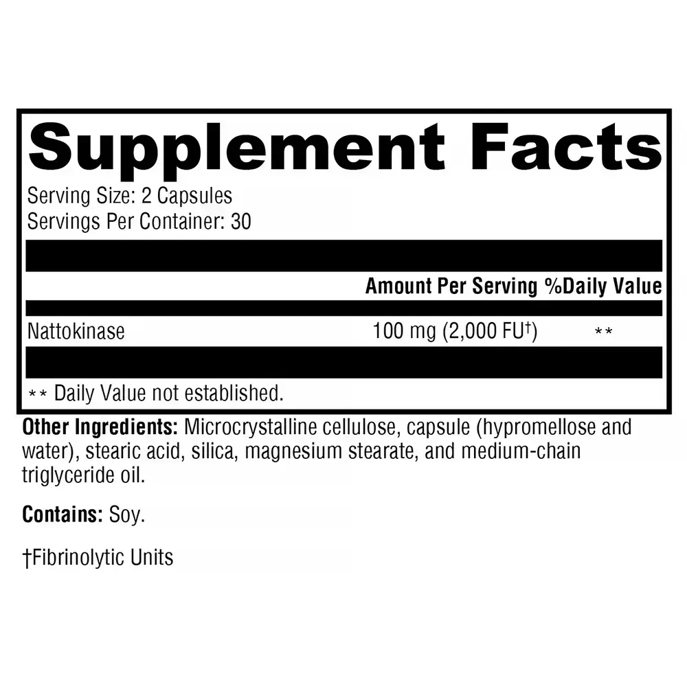 Product image for Nattokinase.