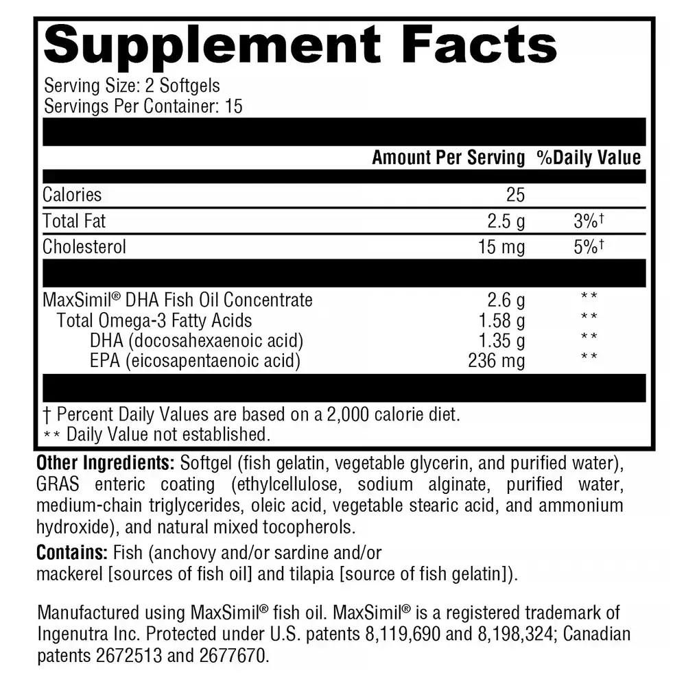 Product image for Omega MonoPure DHA EC.