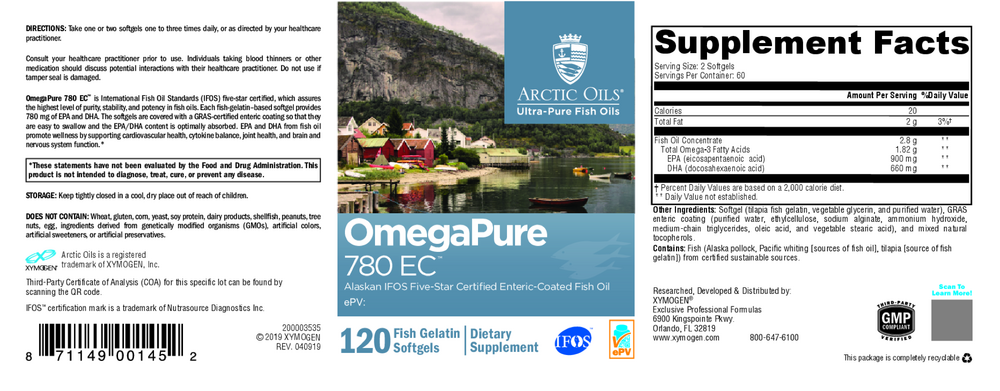 Product image for OmegaPure 780 EC.