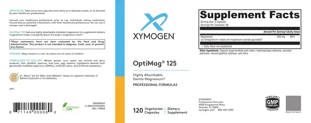 Product image for OptiMag 125 (Magnesium).