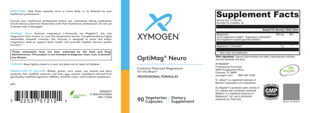 Product image for OptiMag Neuro (Magnesium).