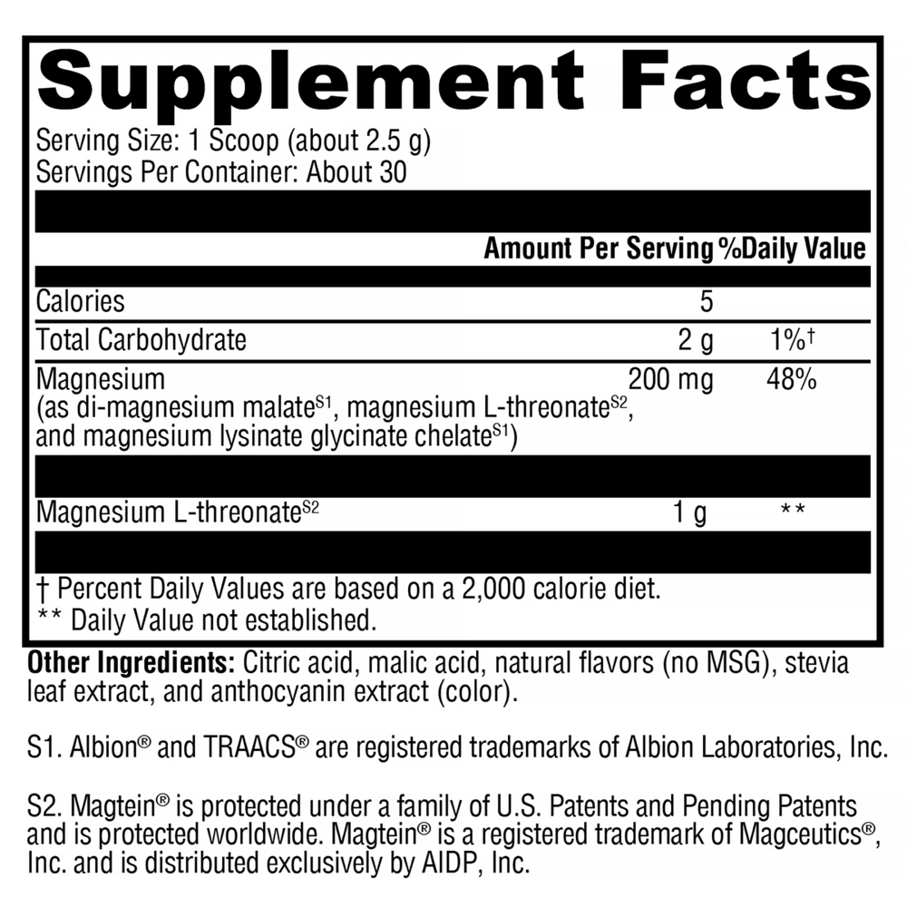 Product image for OptiMag Neuro (Magnesium) Mixed Berry.