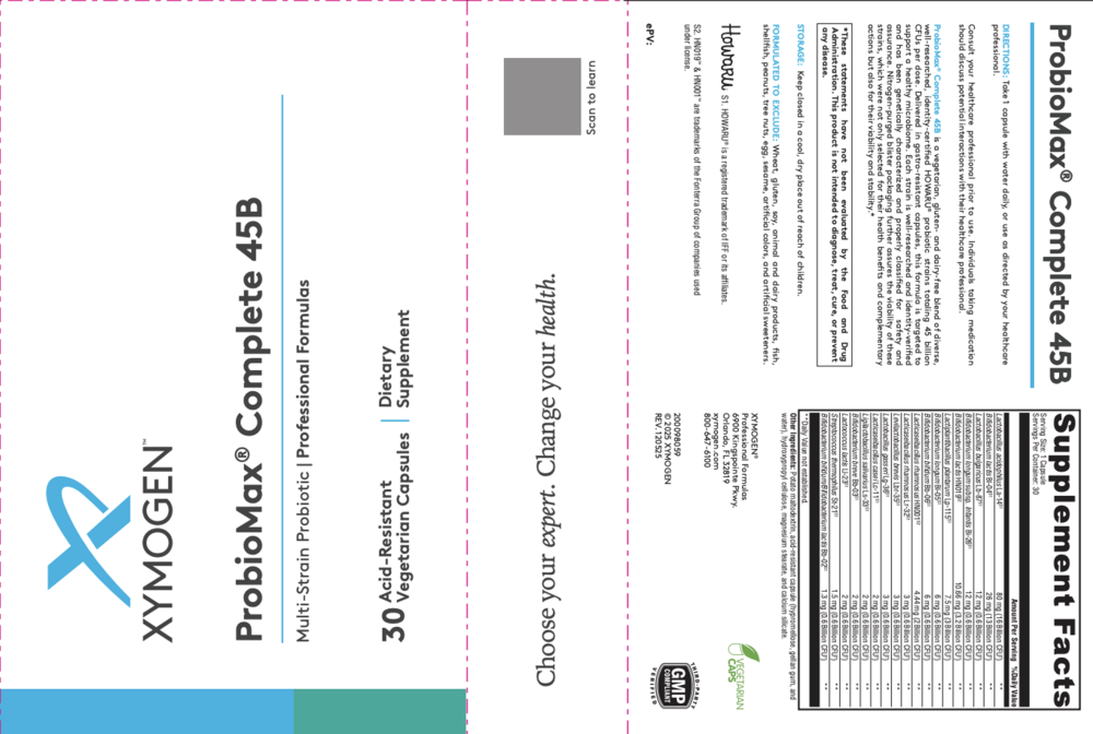 Product image for ProbioMax Complete 45B Probiotics.