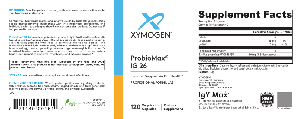 Product image for ProbioMax IG 26 DF.