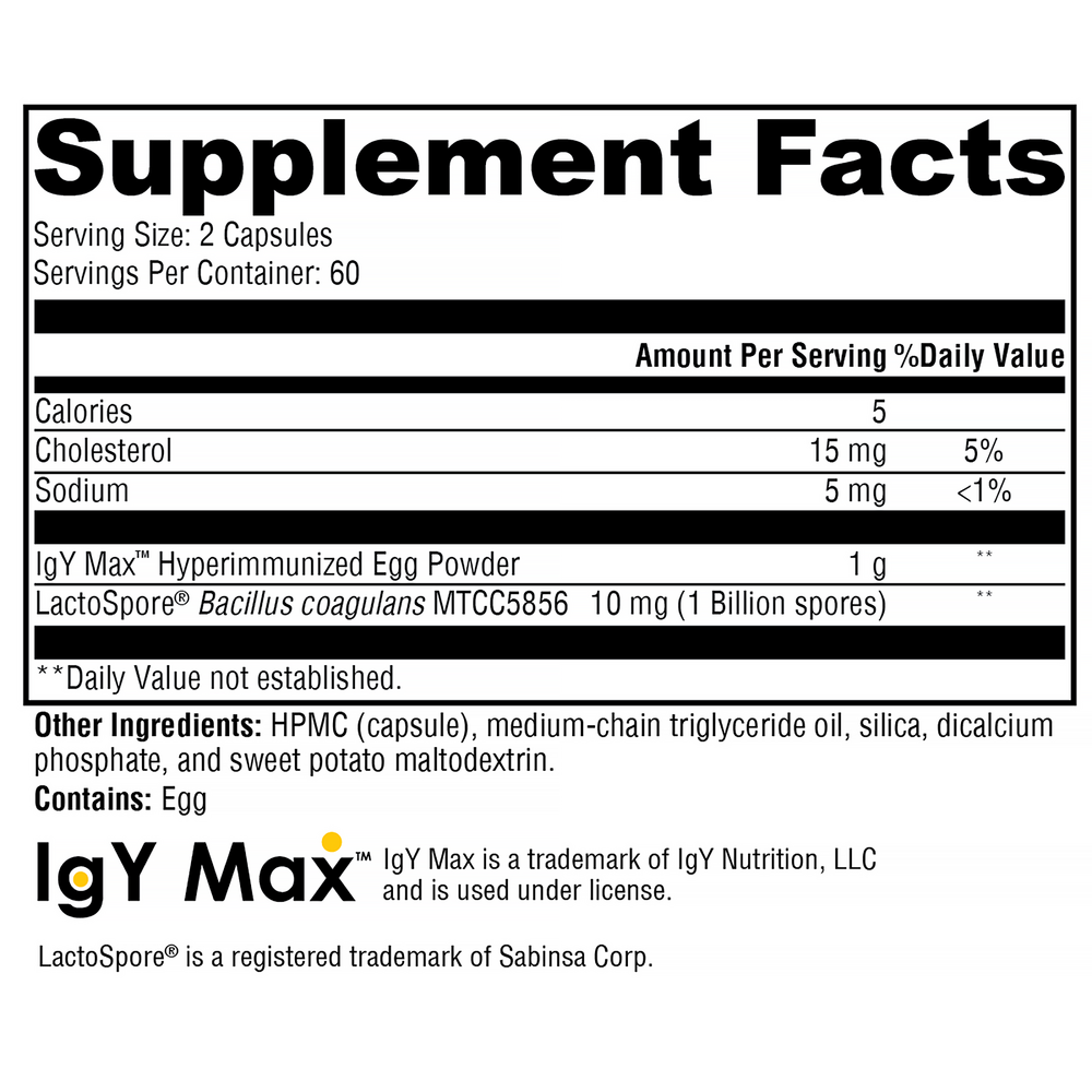Product image for ProbioMax IG 26 Probiotic.