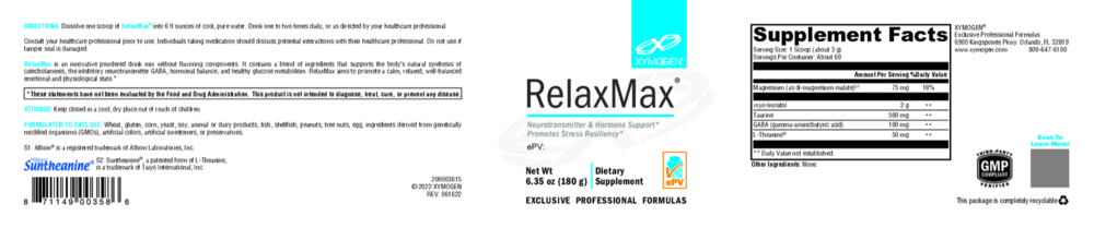 Product image for RelaxMax Unflavored (myo-Inositol).