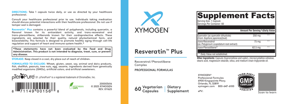 Product image for Resveratin Plus (Resveratrol).