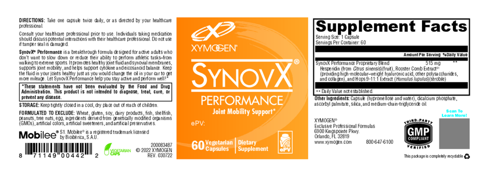 Product image for SynovX Performance.