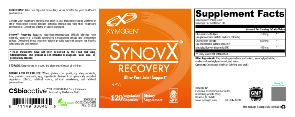 Product image for SynovX Recovery.