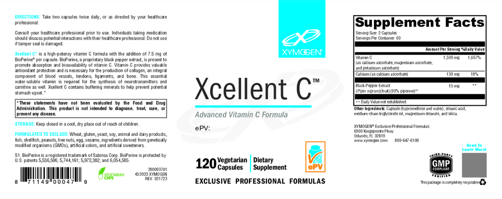Product image for Xcellent C Vitamin C.