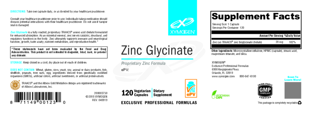 Product image for Zinc Glycinate.