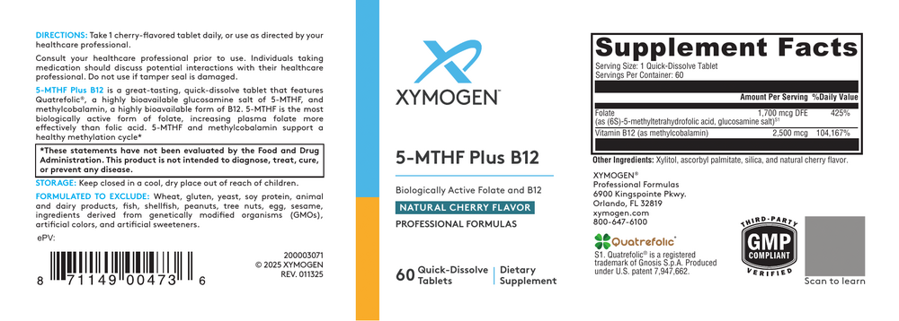 Product image for 5-MTHF Plus B12 - Cherry.