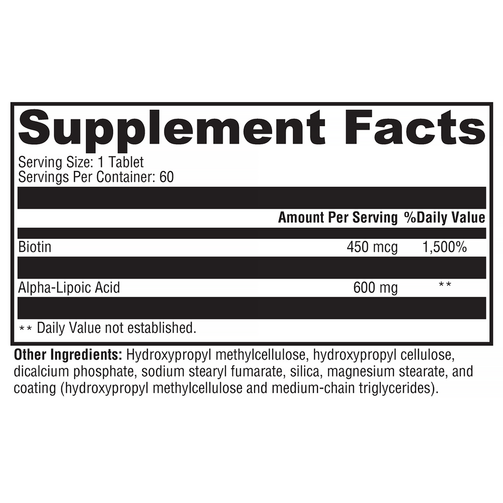 Product image for ALAmax CR Alpha Lipoic Acid.