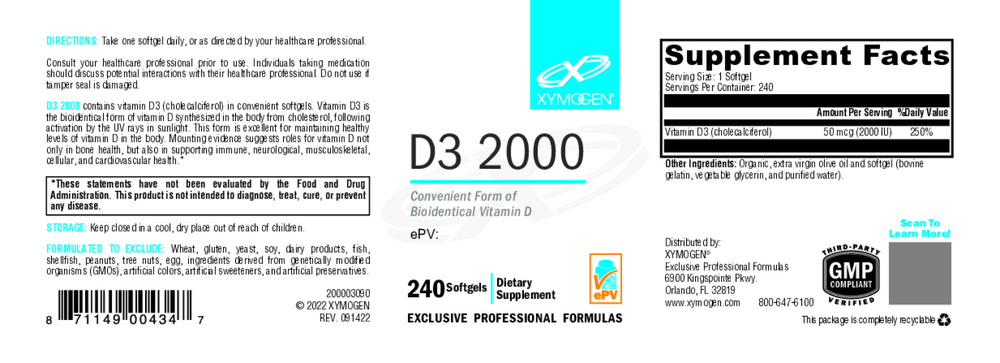 Product image for D3 2000.