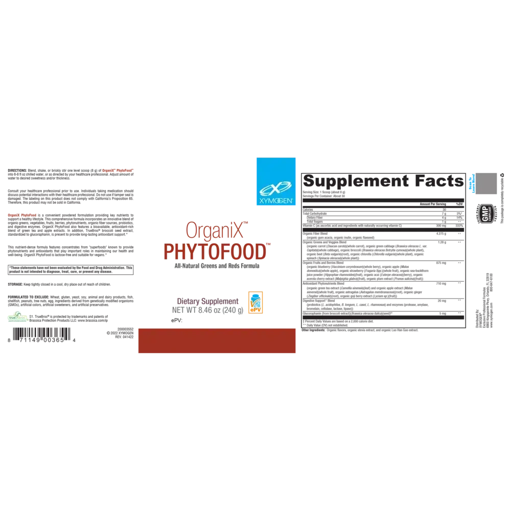 Product image for OrganiX Phytofood.