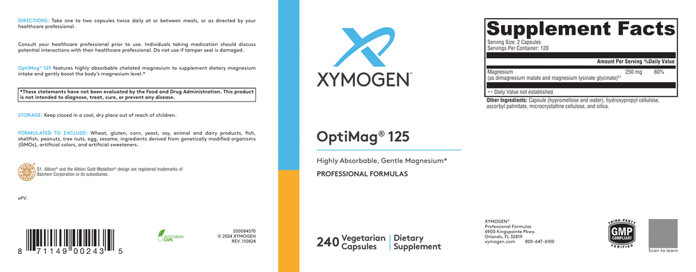 Product image for OptiMag 125 (Magnesium).