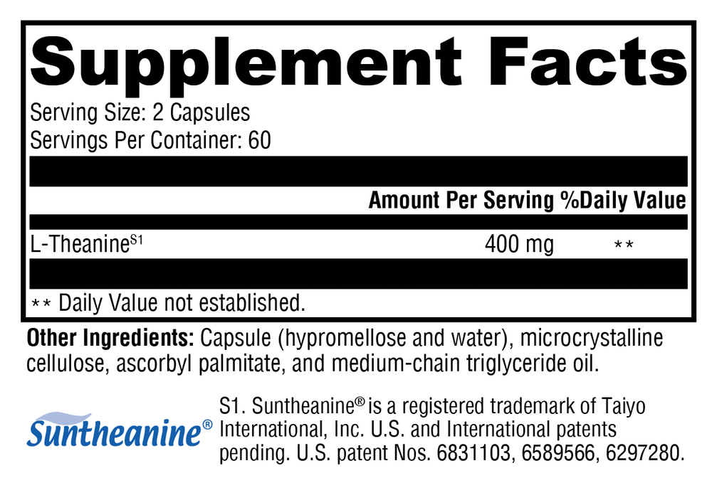 Product image for L-Theanine.