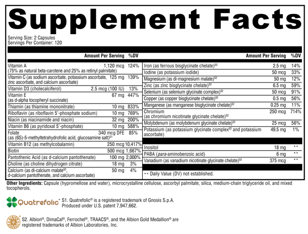 Product image for ActivNutrients (Multivitamin).
