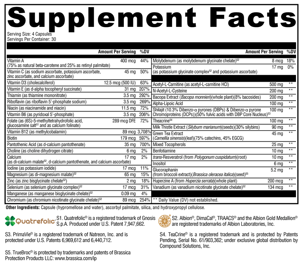 Product image for ActivNutrients Performance (Multivitamin).