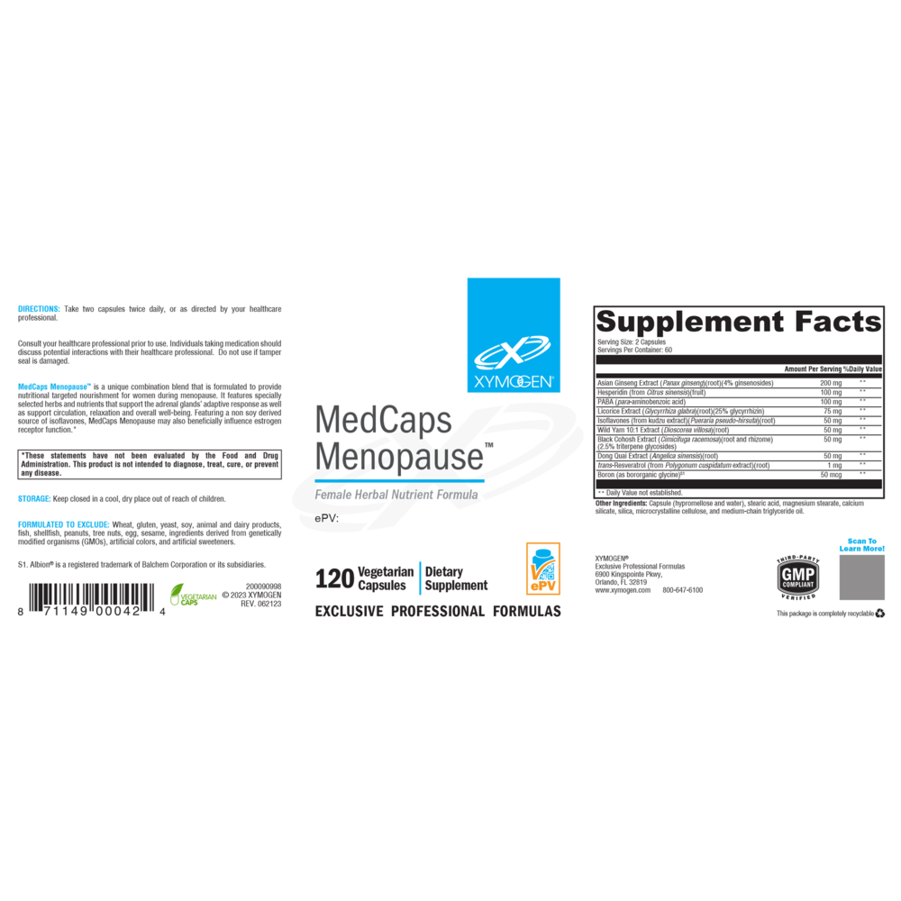 Product image for MedCaps Menopause.
